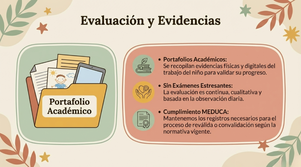 Evaluación y Evidencias - Portafolios Académicos, Sin Exámenes Estresantes, Cumplimiento MEDUCA